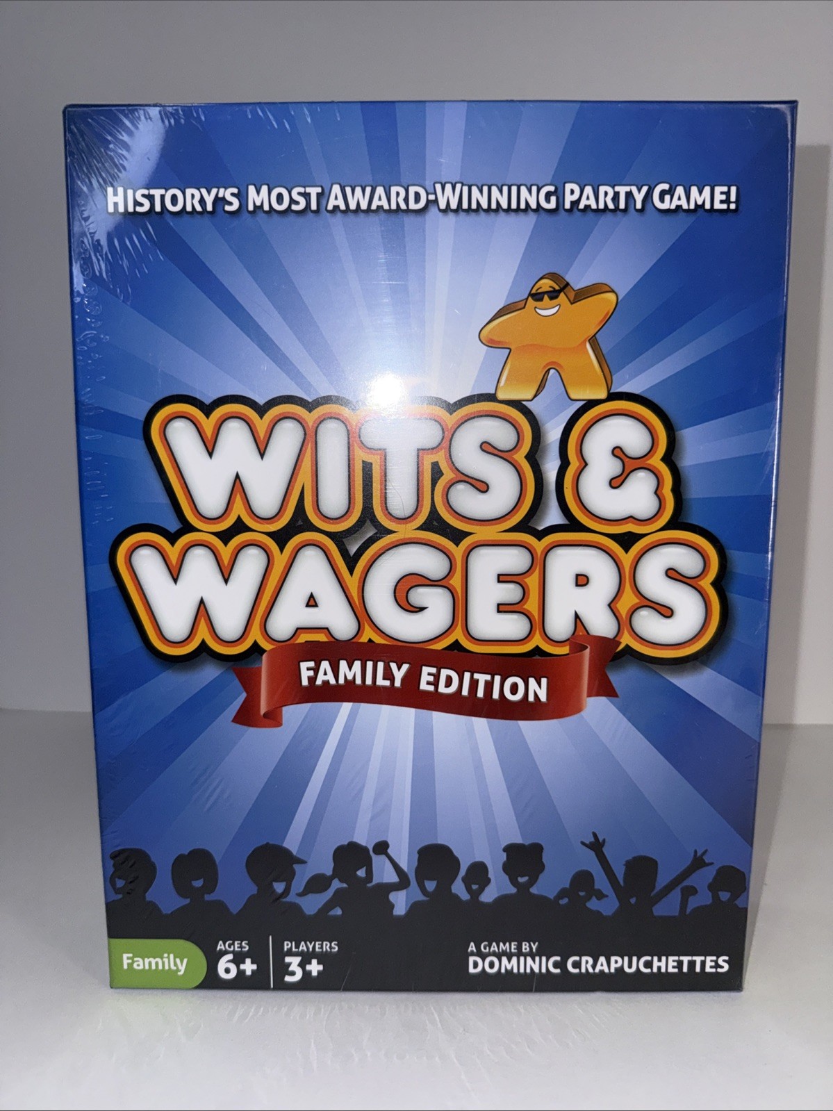 Family Game Of WITS & WAGERS Perfect For Ages 6+ And 3+ Players NIB