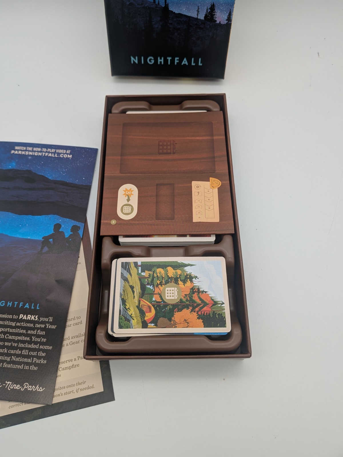 Parks 1st Ed Kickstarter Editio & Nightfall Expansion OOP