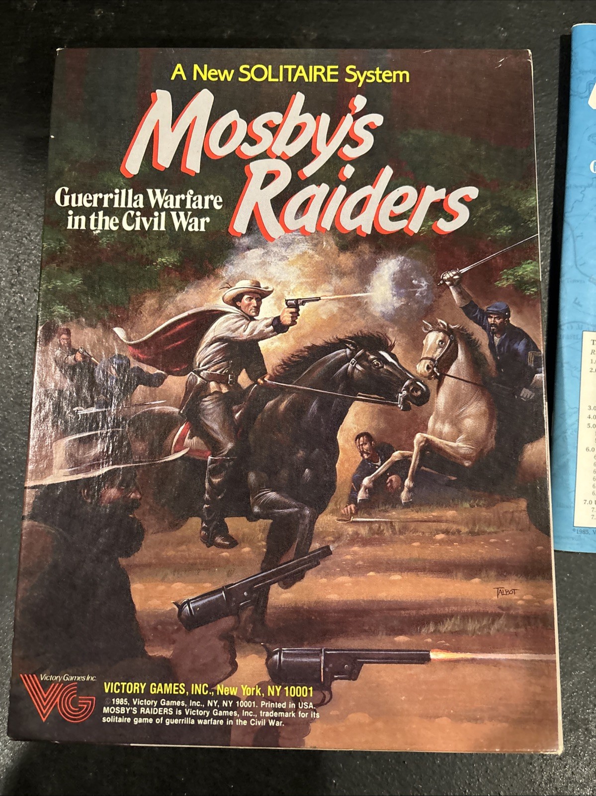 Mosby’s Raiders: Guerrilla Warfare in the Civil War (1985 Victory Games, Inc.)