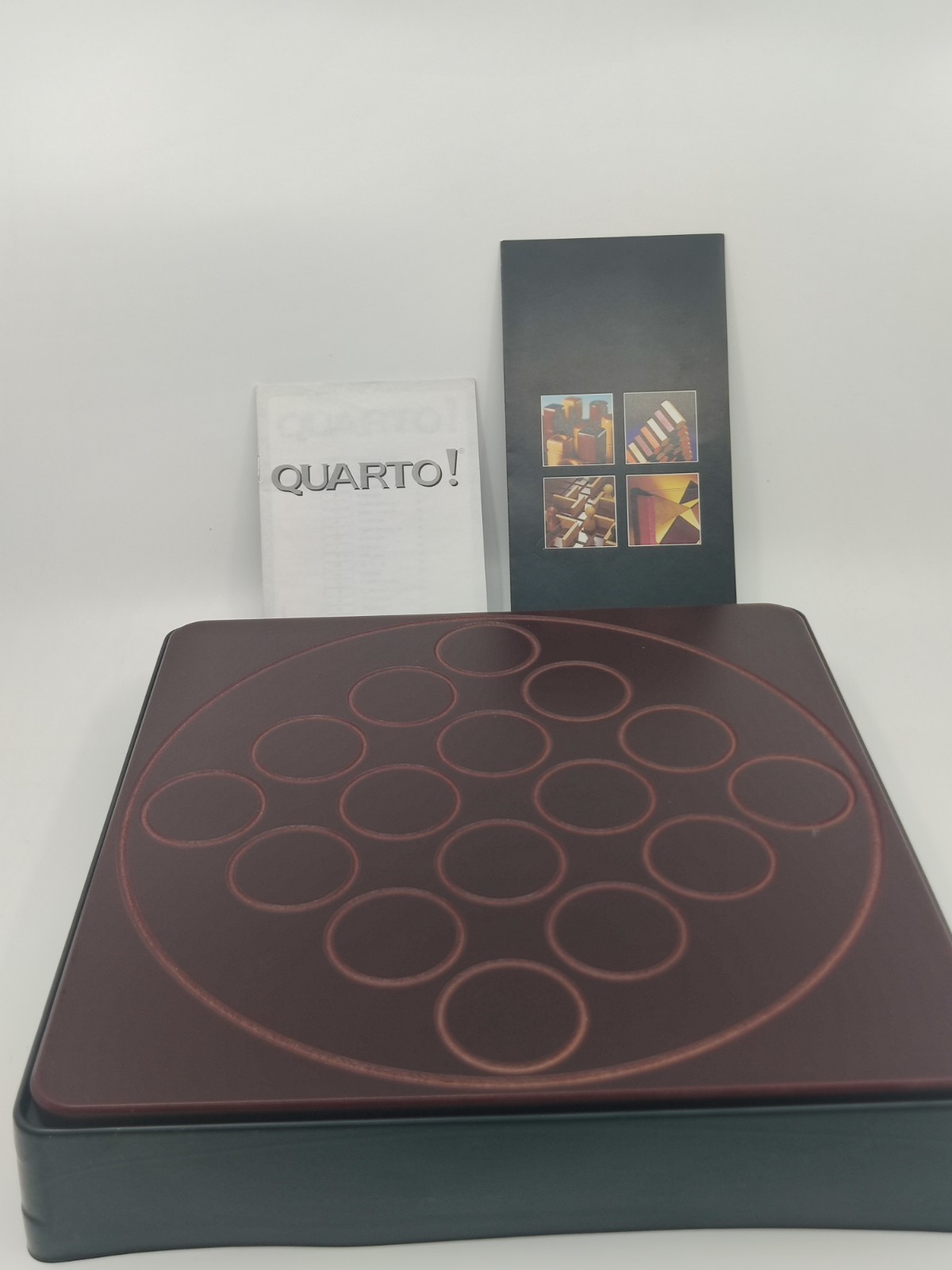 QUARTO Wooden Board Block Strategy Board Game – 100% Complete – 1991 Gigamic