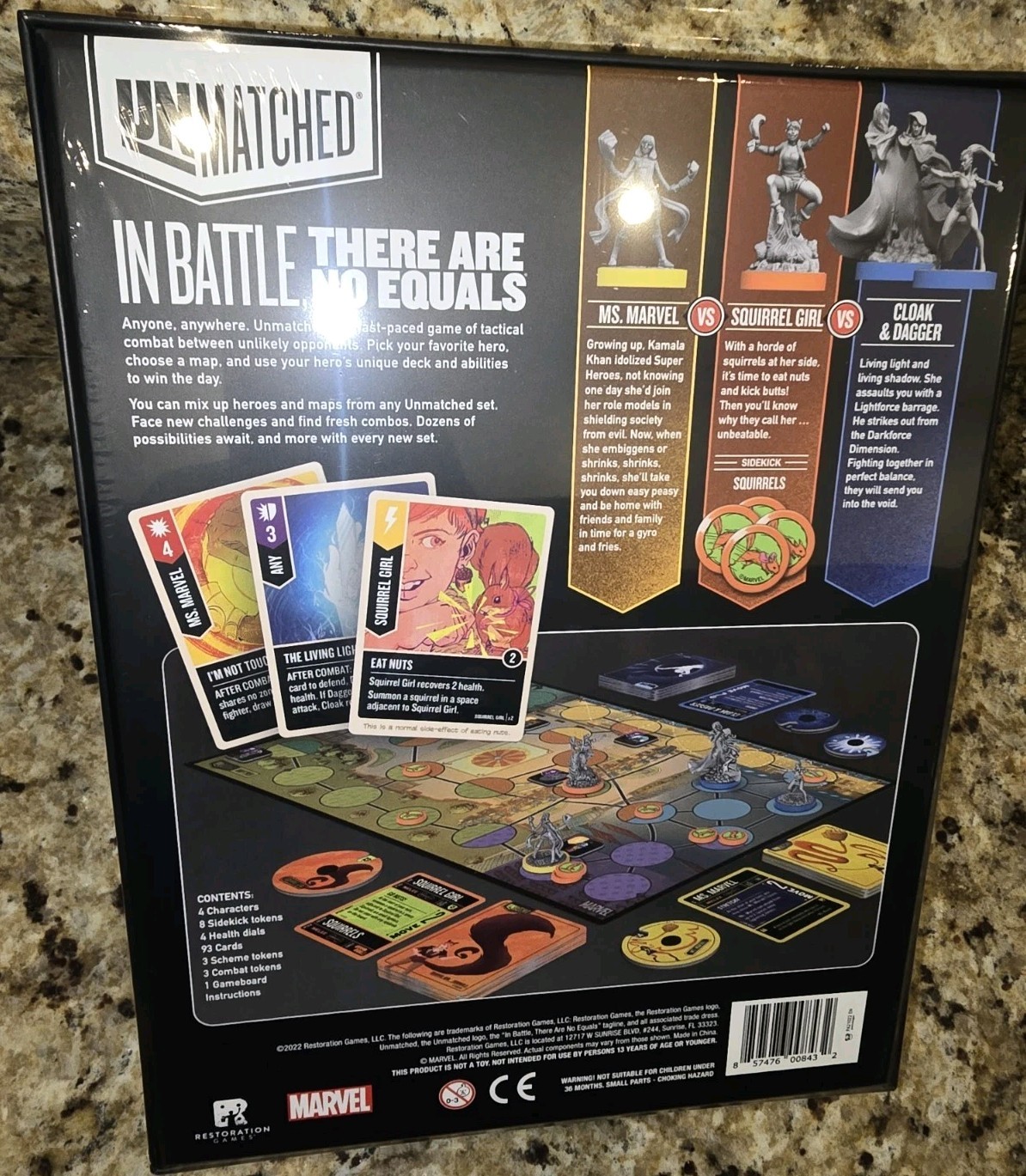2022 Marvel Unmatched Game – Teen Spirit by Restoration Games Ms. Marvel