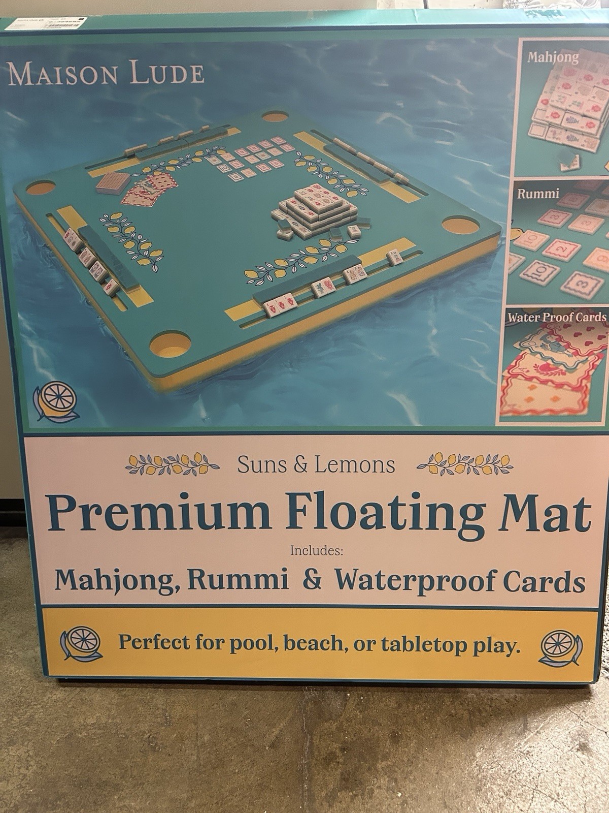 Floating Mahjong Mat With Games