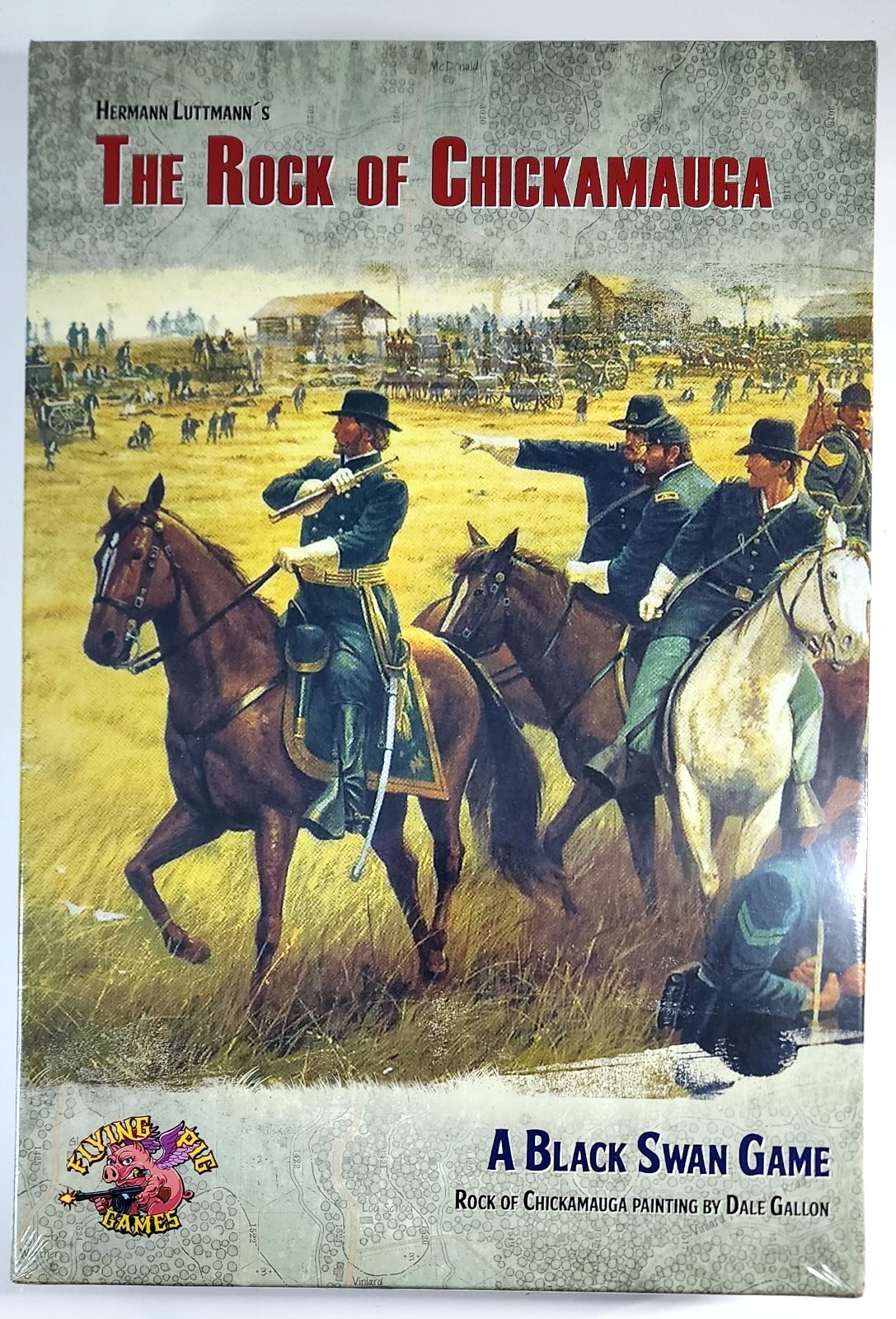 The Rock Of Chickamauga Board Game NEW A Black Swan Game Flying Pig Games