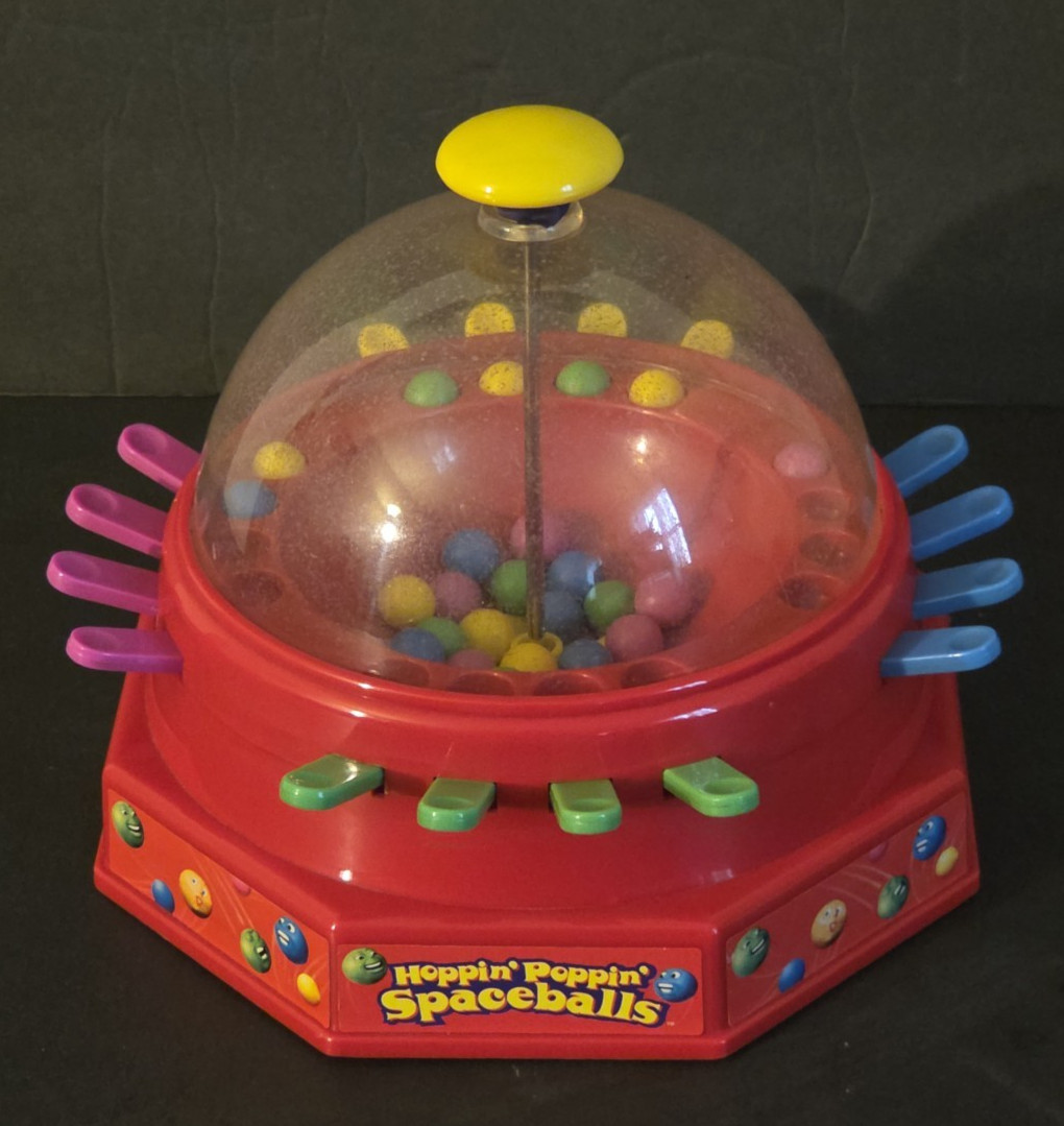 Vintage 1997 DSI Toys “Hoppin’ Poppin’ Spaceballs” Electronic Board Game – Works