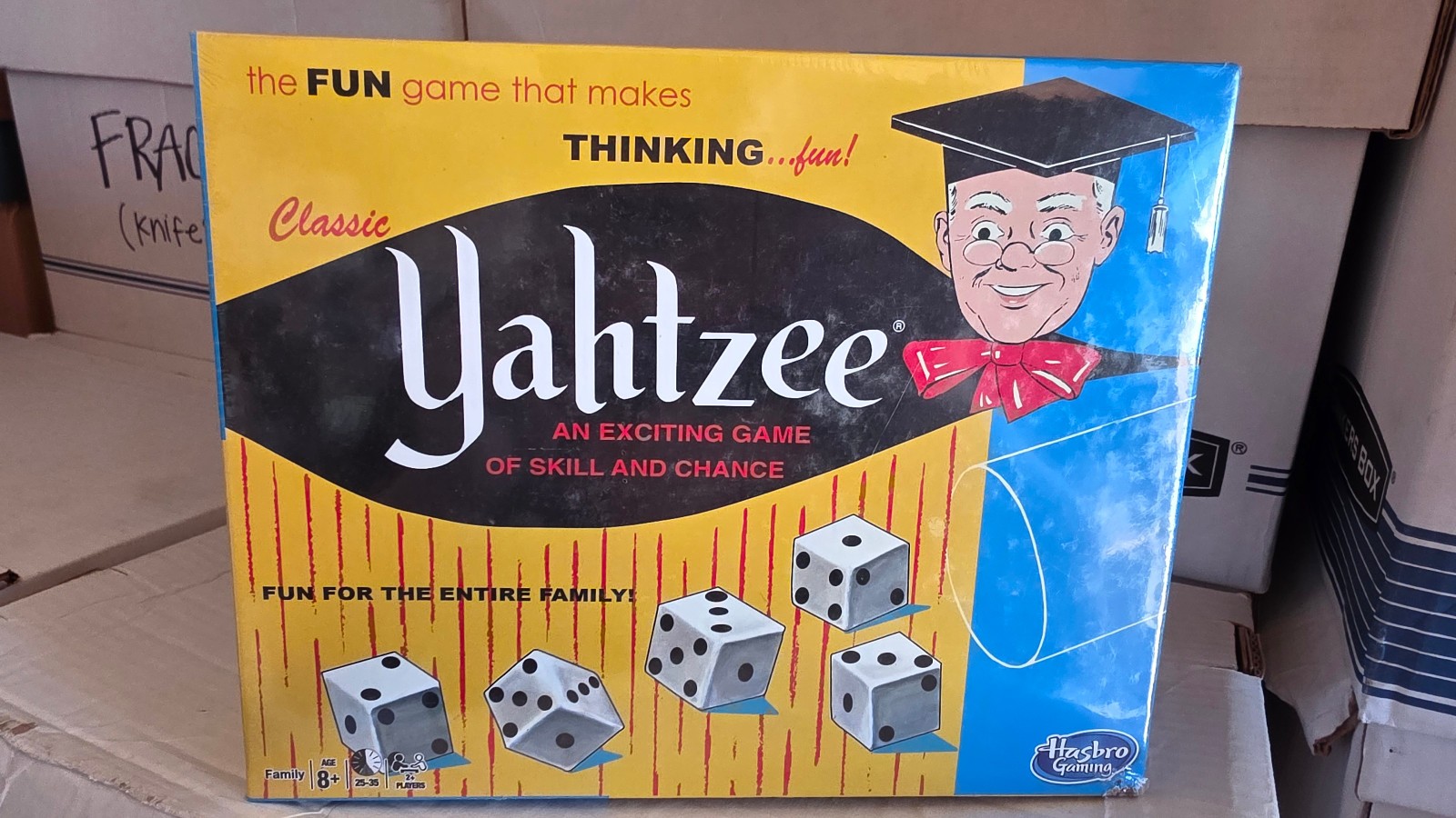 Classic Yahtzee Retro 1956 Edition Dice Game Winning Moves Games 1167 New Sealed