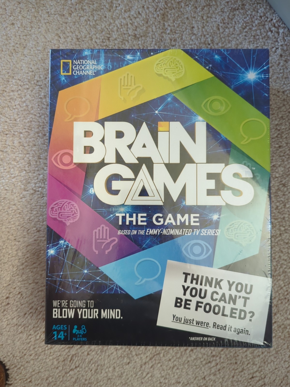 Brain Games The Game, Blow Your Mind! National Geographic Channel New Sealed