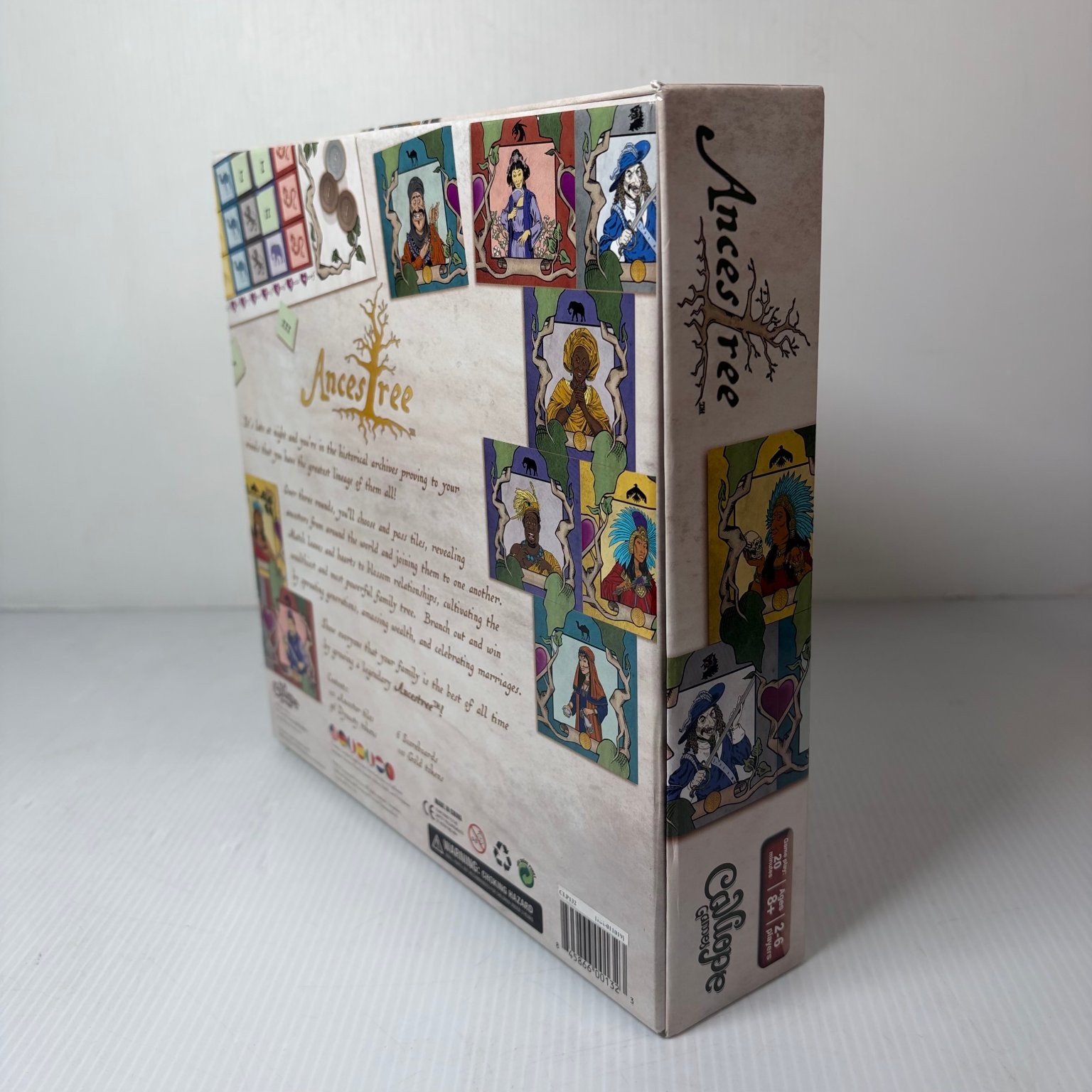 AncesTree Calliope Games Board Game 2-5 Players Ages 8+ Cardboard Tiles 2017