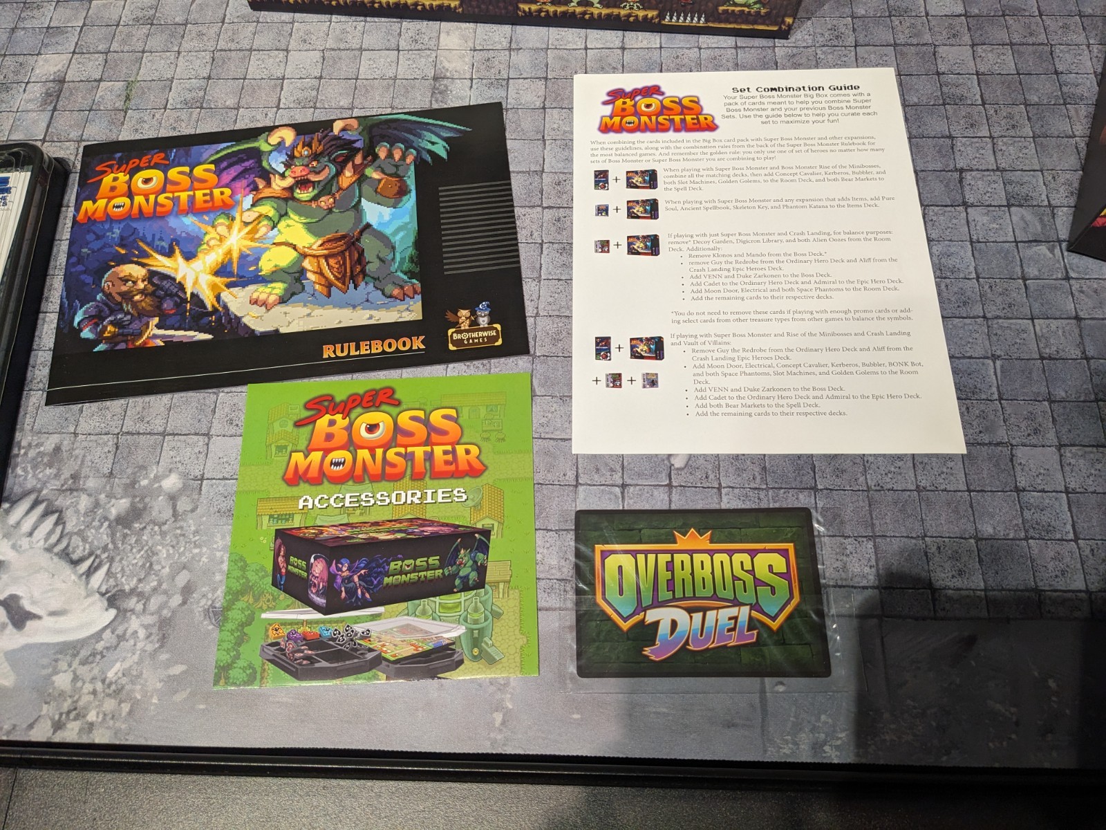 Boss Monster Kickstarter Collection: UIltimate Starter Set Pledge New & Unplayed