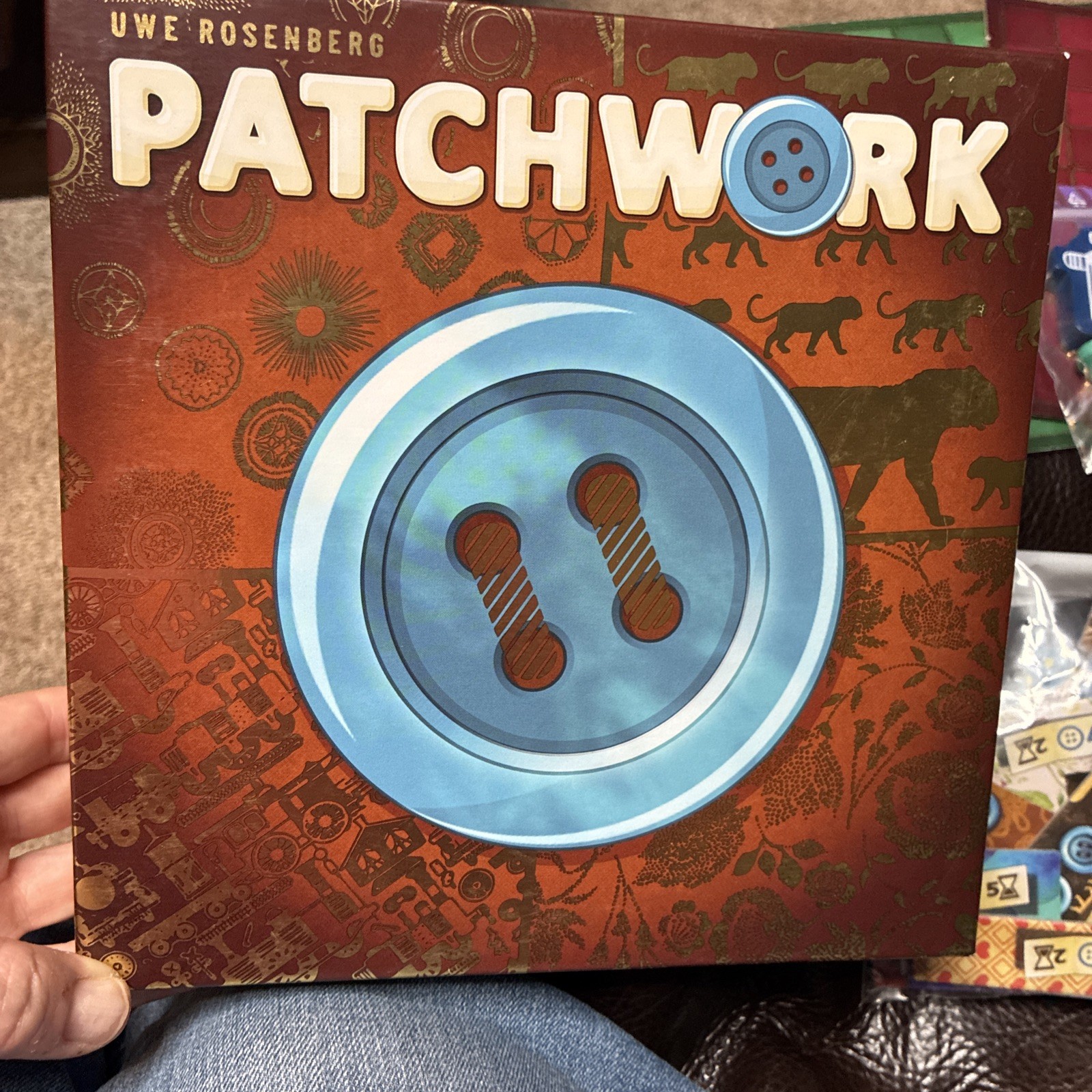 PATCHWORK 10-Year Anniversary Edition Board Game Uwe Rosenberg Complete/Excellen