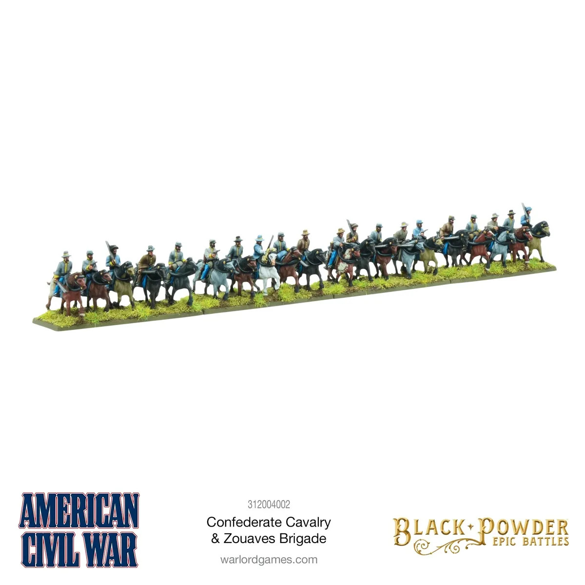 BP Epic Battles American Civil War Confederate Cavalry & Zouaves Brigade