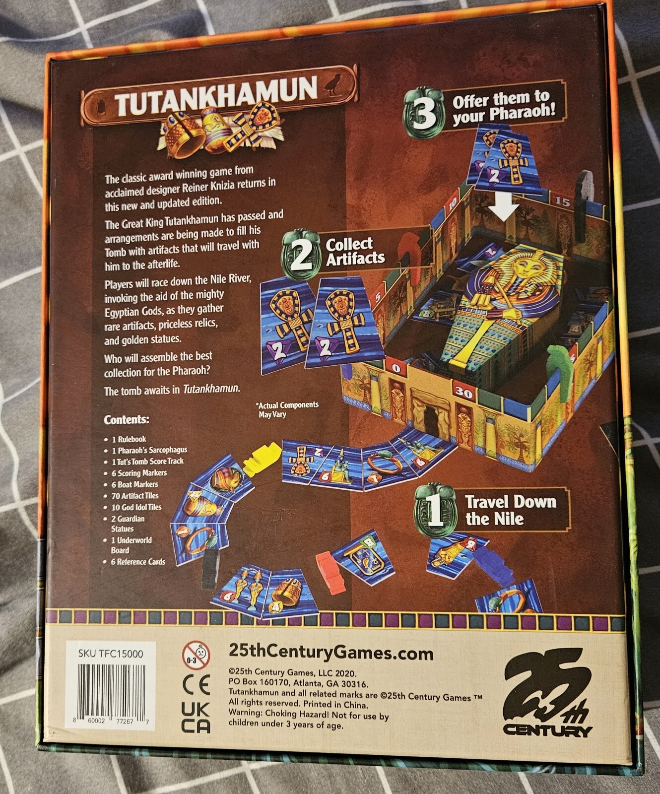 TUTANKHAMUN board game – NEW – 25th Century Games 