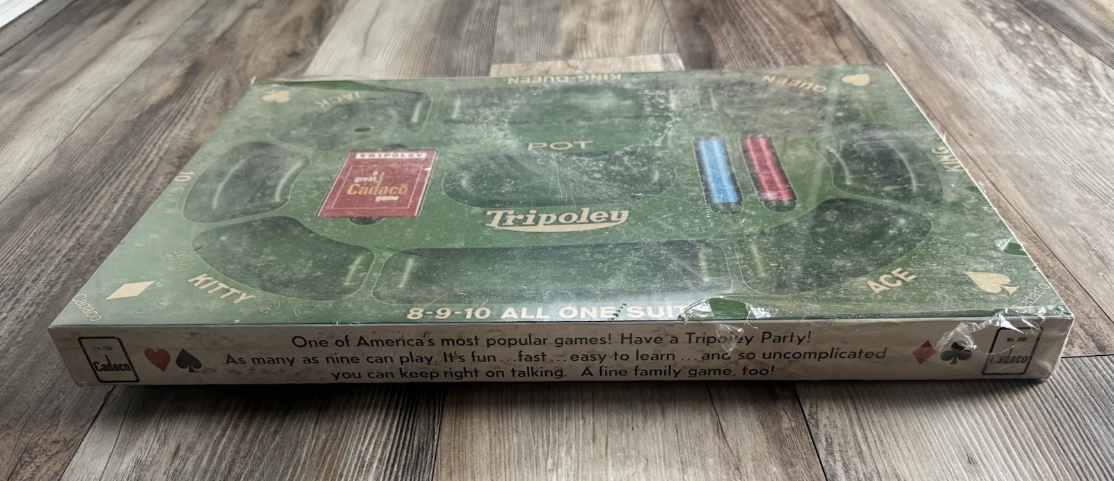 1968 Cadaco TRIPOLEY #300 Special Edition Game Michigan Rummy 🌟 RARE HTF SEALED