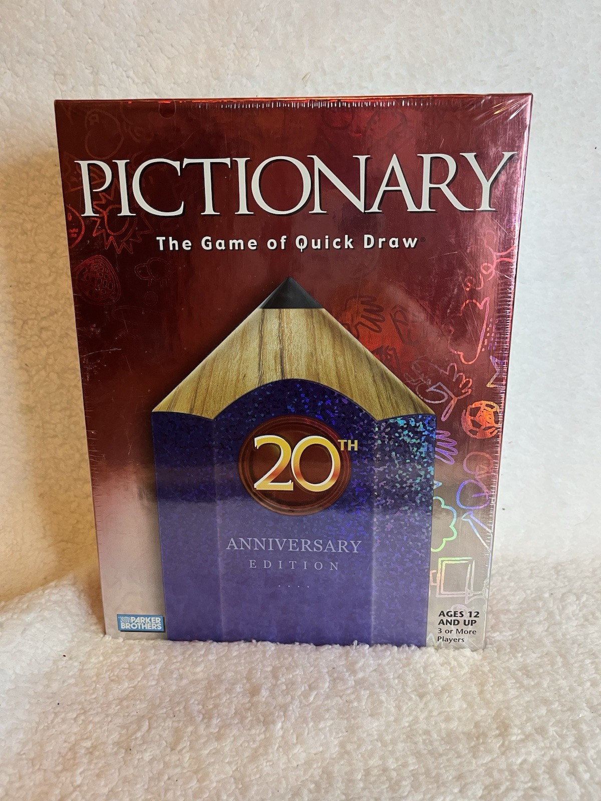 Pictionary The Game of Quick Draw 20th Anniversary Edition Parker Brother SEALED