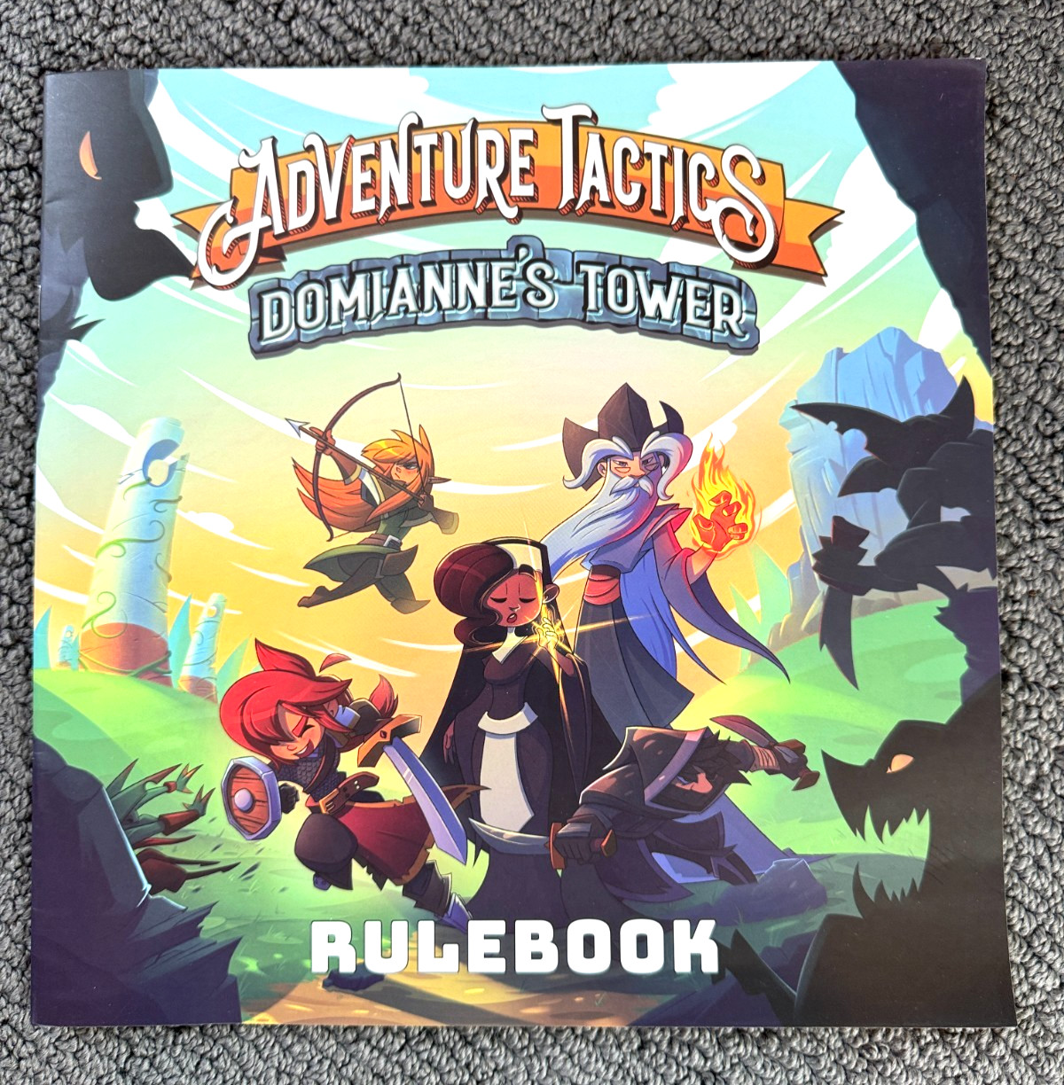 Adventure Tactics Domianne’s Tower 1st Edition Complete in Open Box – See Photos
