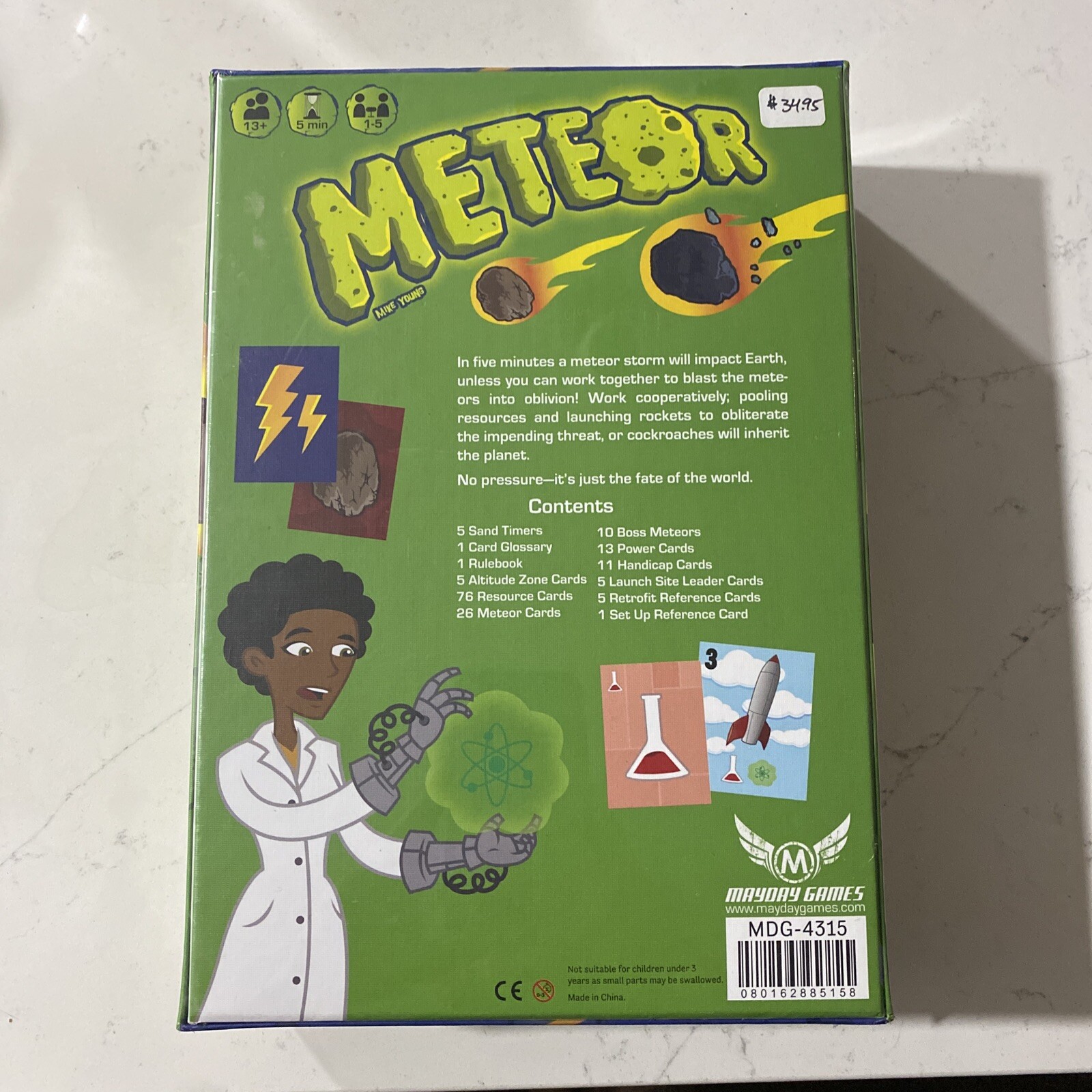 2014 Meteor Game by Mayday Games New
