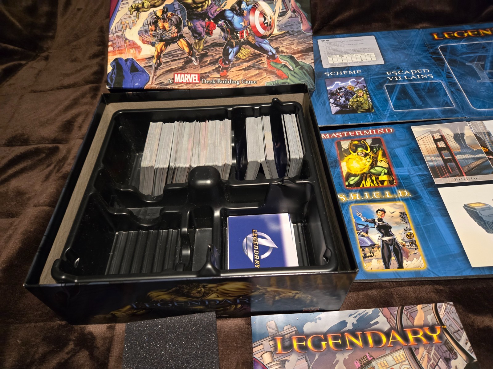 Marvel Legendary Deck Building Game Original Edition Complete Set