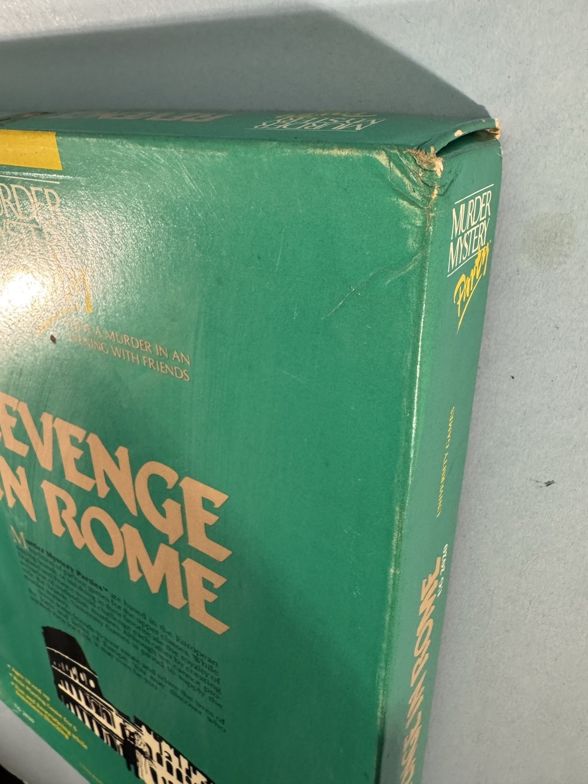 Revenge in Rome Murder Mystery Party Kit Role Playing Special Edition Used 1985