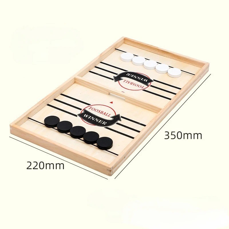 Fast Sling Puck Game Tabletop Hockey Foosbll Board Game Kids Family Party Toy