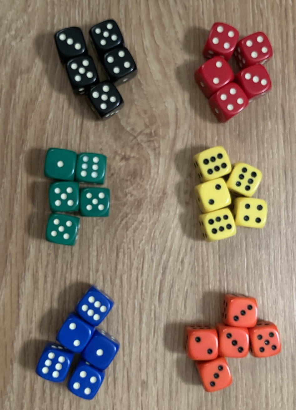*100% COMPLETE* 1994 Original PERUDO Liar’s Dice Inca Peru Bluffing Family Game