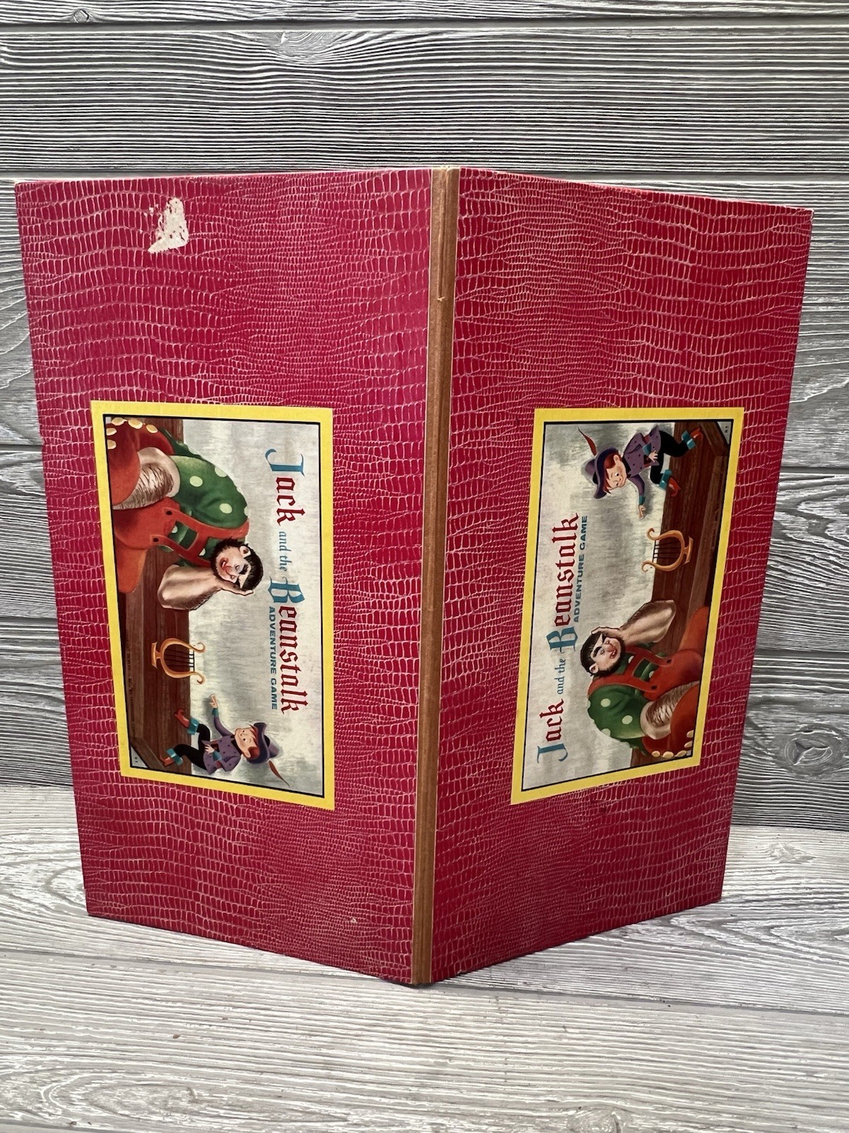 Vintage 1957 Jack & the Beanstalk Adventure Game BOARD ONLY Transogram