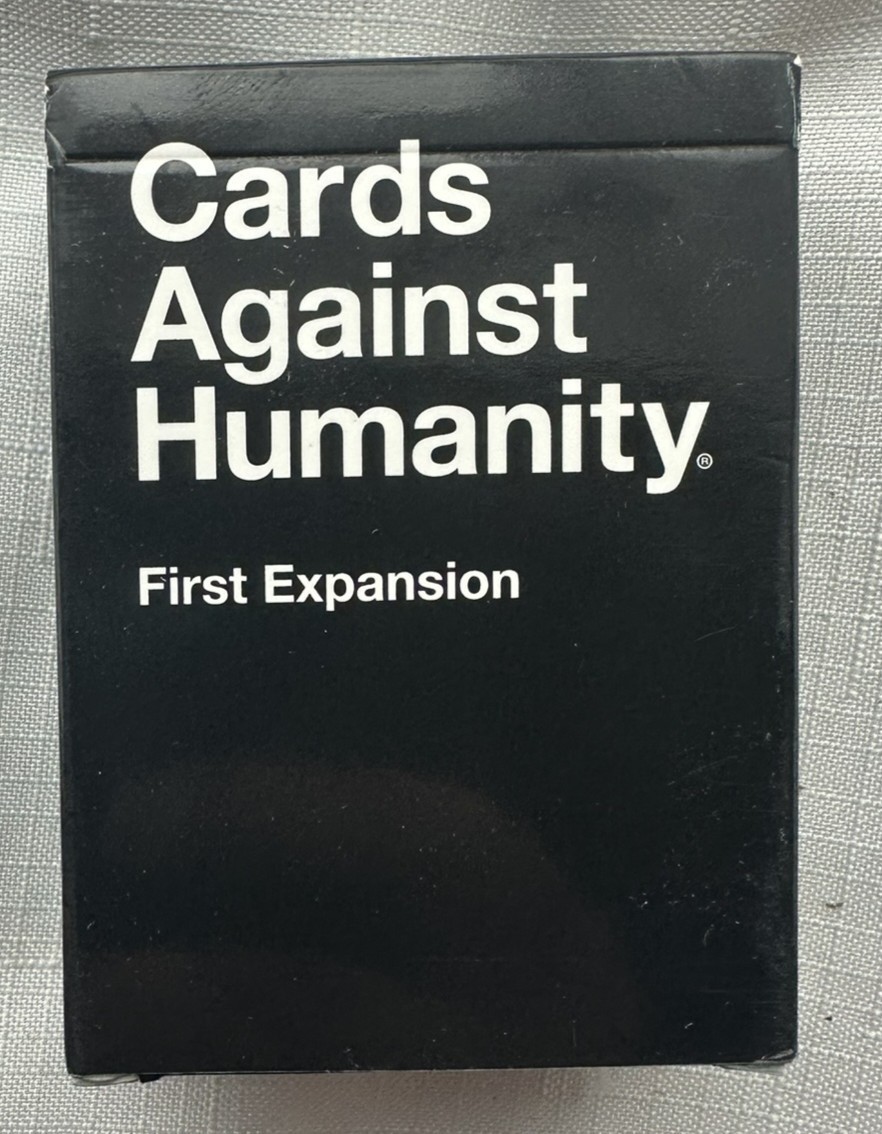 Cards Against Humanity Game w/Expansion #1 Complete Great Condition FREE SHIP