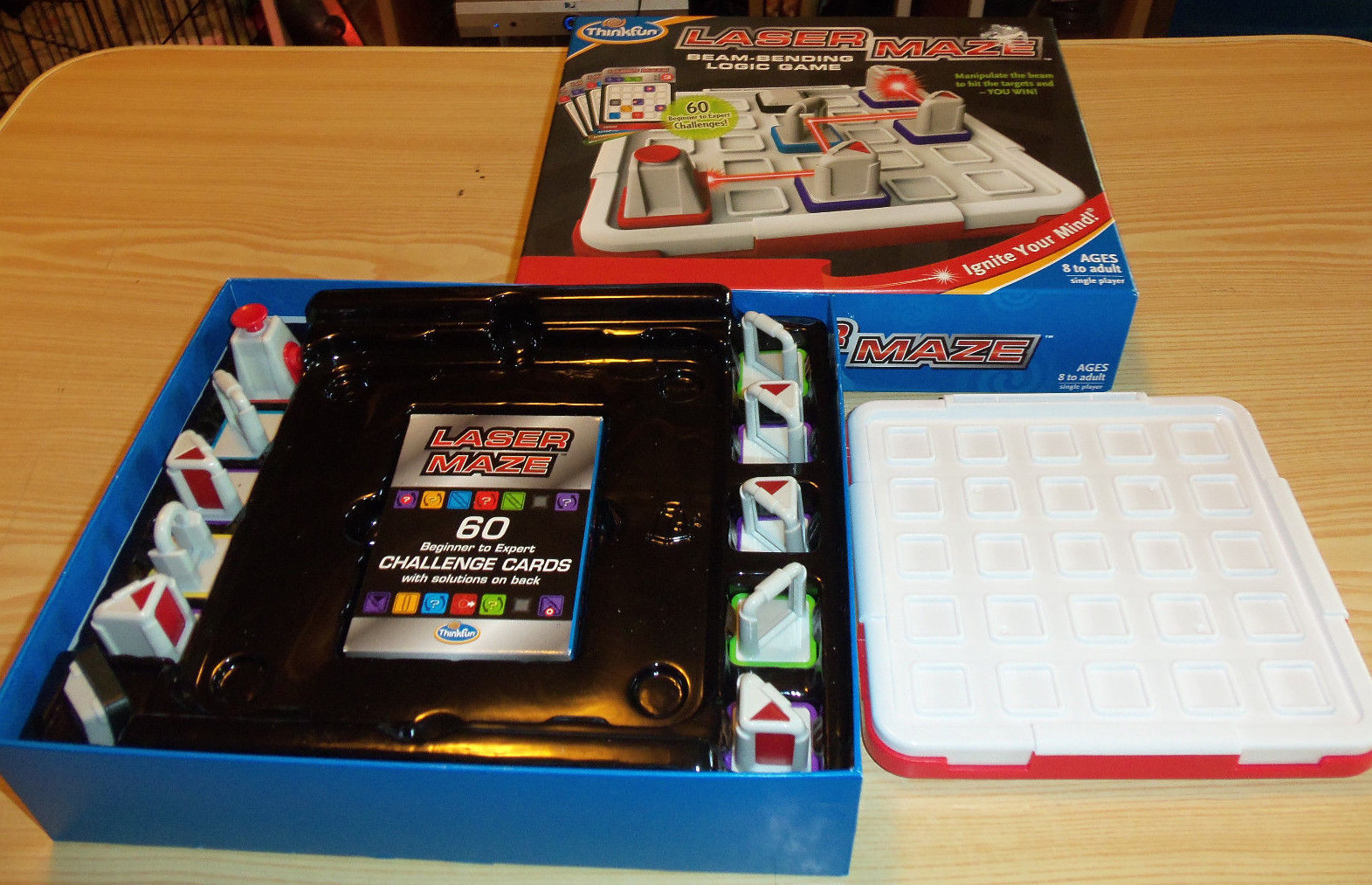 Laser Maze Beam Bending Logic Game – Ignite Your Mind! – Ages 8 To Adult