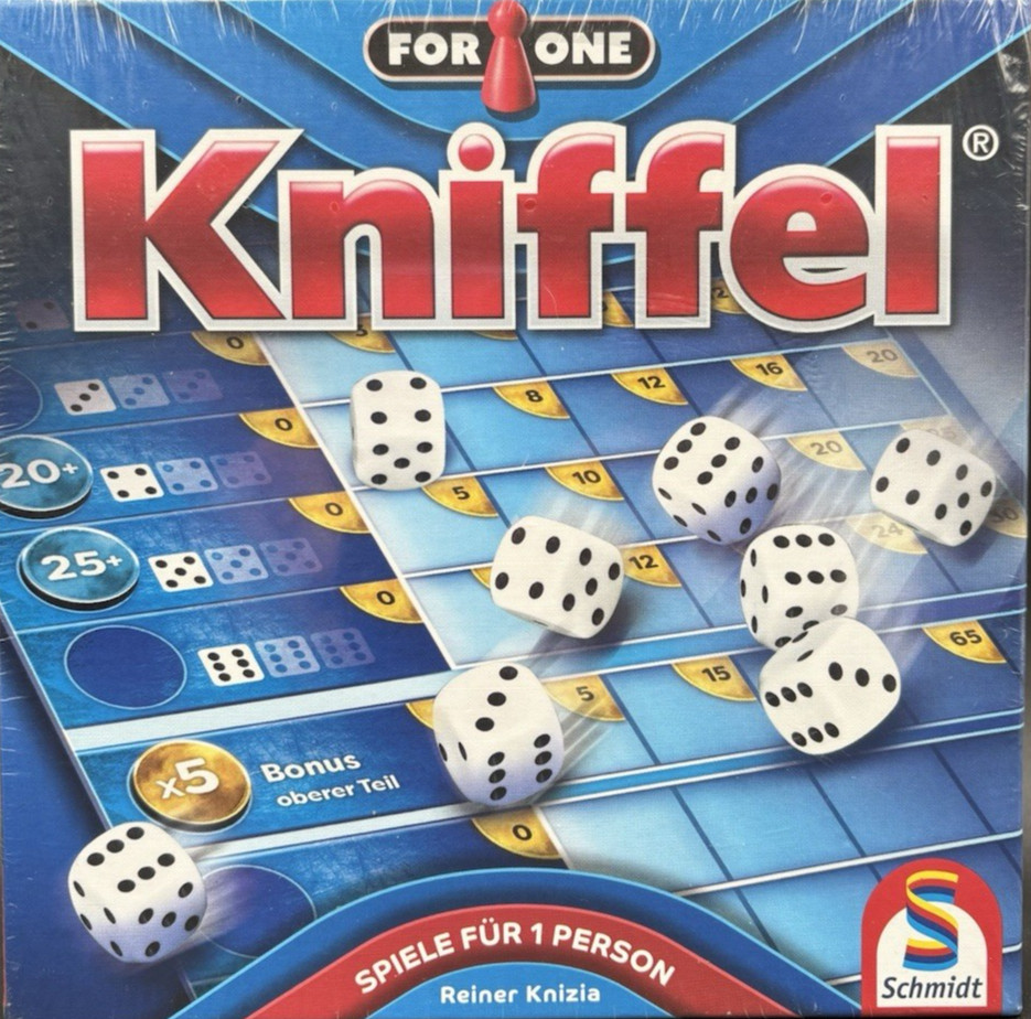 German Kniffel Game Dice Rolling Board Game 8+ Schmidt Spiele German Edition NEW