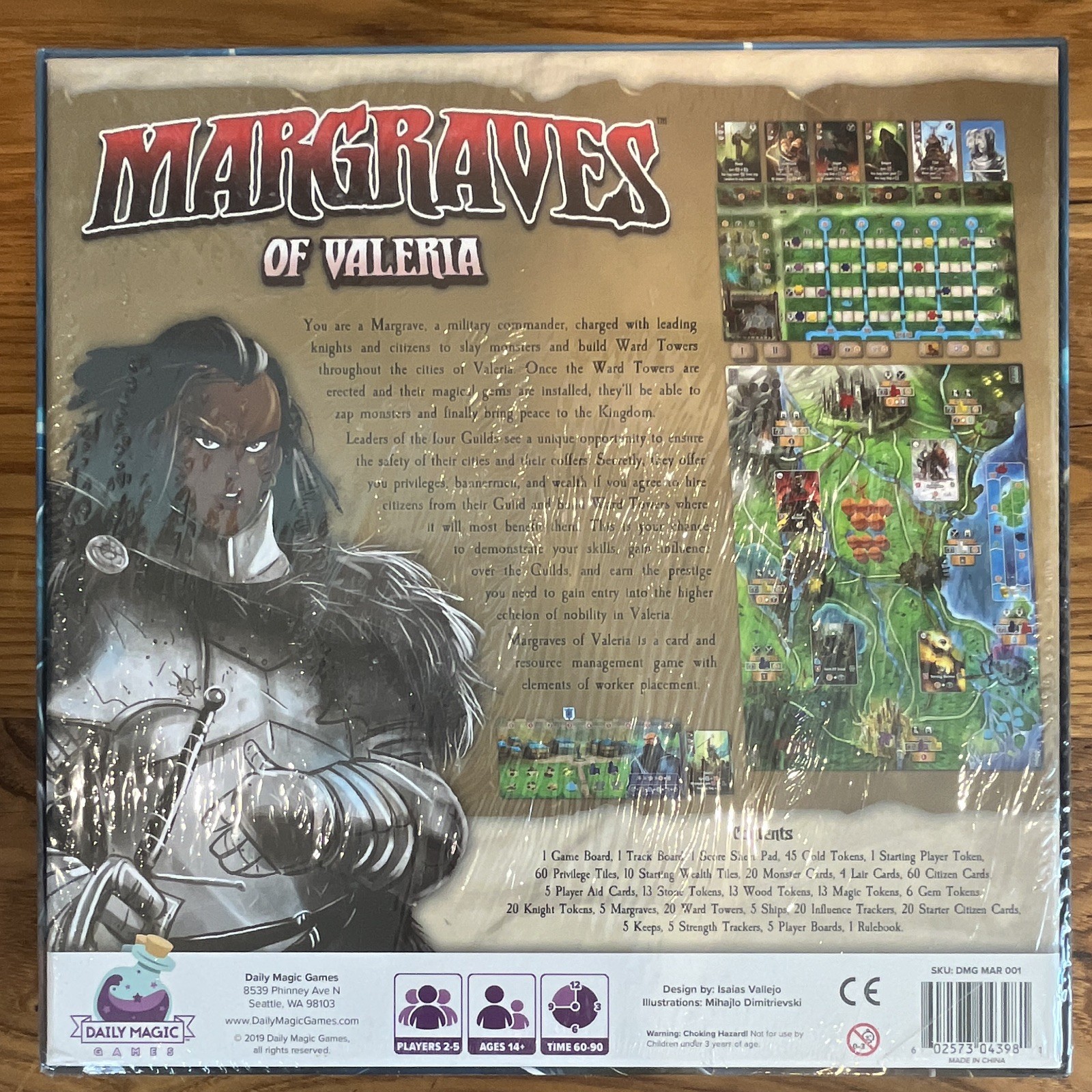 Daily Magic Games Margraves of Valeria Board Game Resource Management 2-5 Playe…