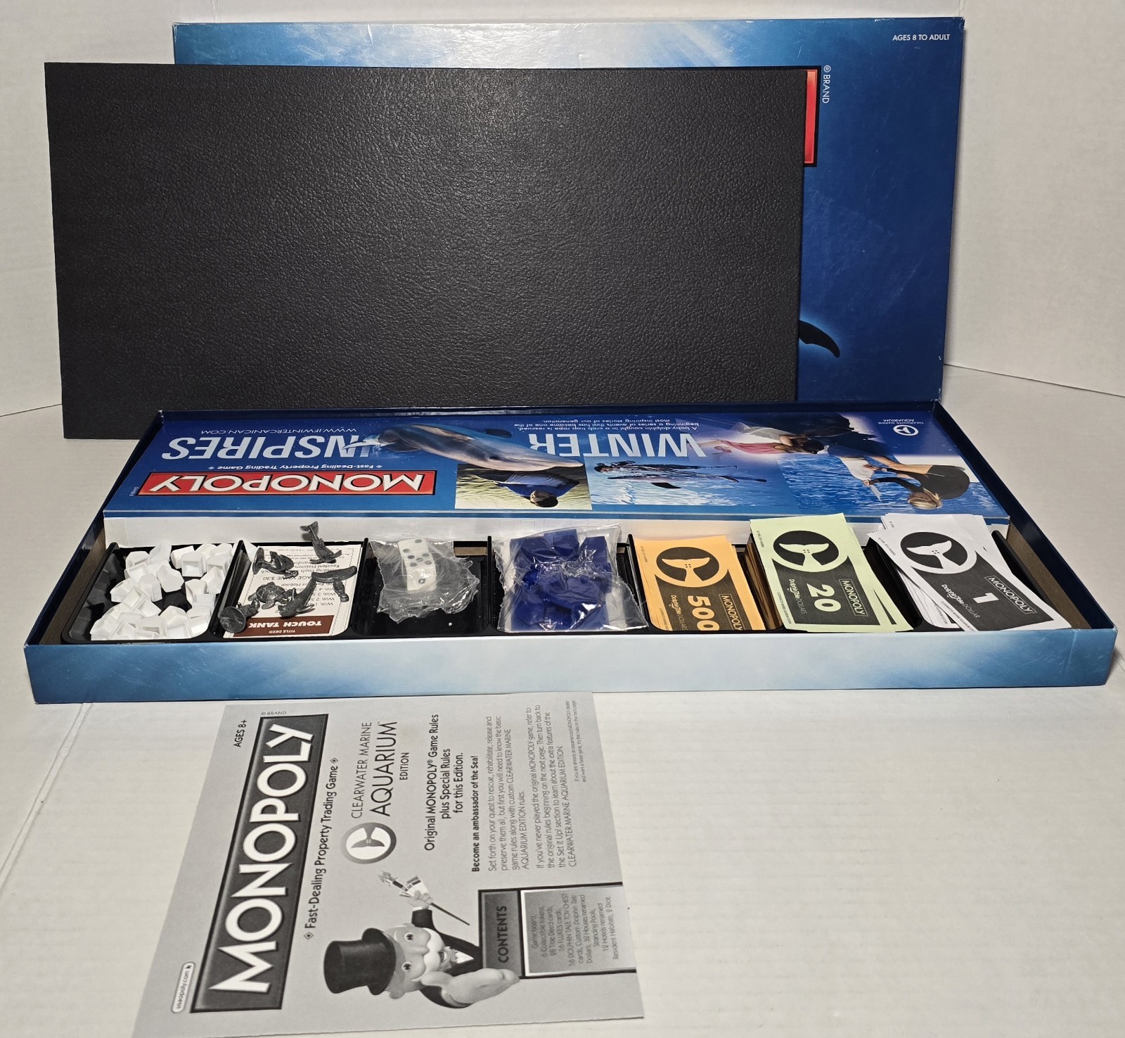 Monopoly Clearwater Marine Aquarium Dolphin Tale 100% Complete