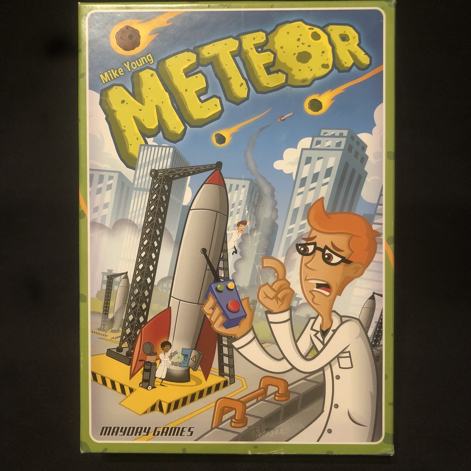 Meteor Card Game – Mayday Games By Mike Young For Kickstarter COMPLETE EUC