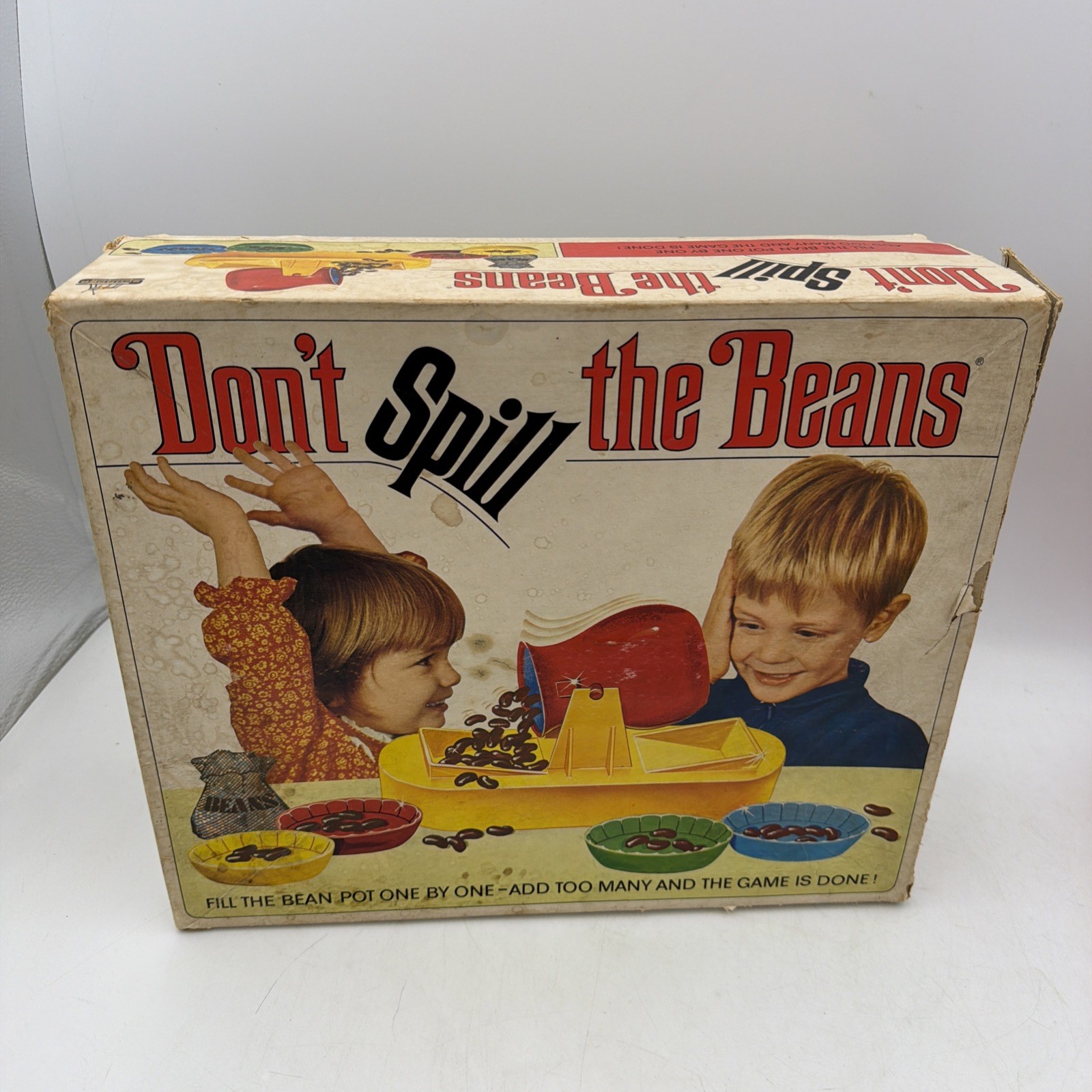 Vintage 1967 Don’t Spill the Beans Game Schaper 1960’s VTG Complete! FAST SHIP