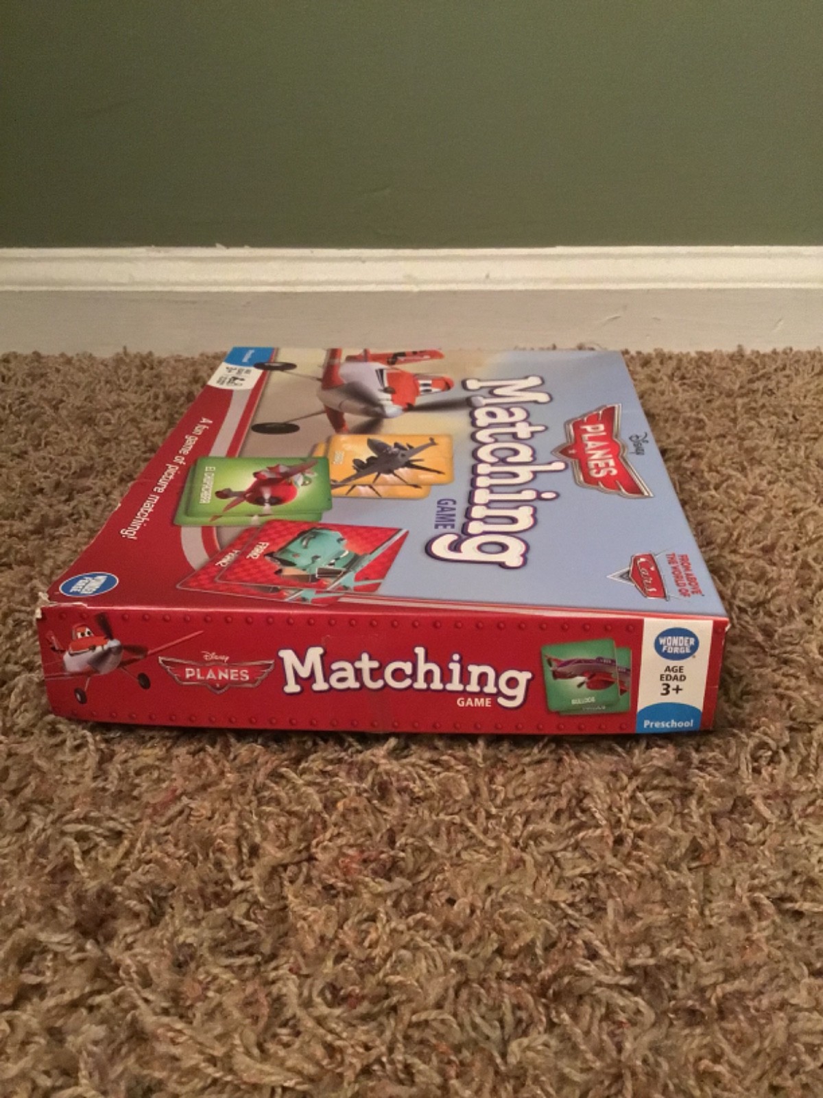 Vintage 2013 Wonder Forge Disney Planes Matching Game Complete 72 Cards