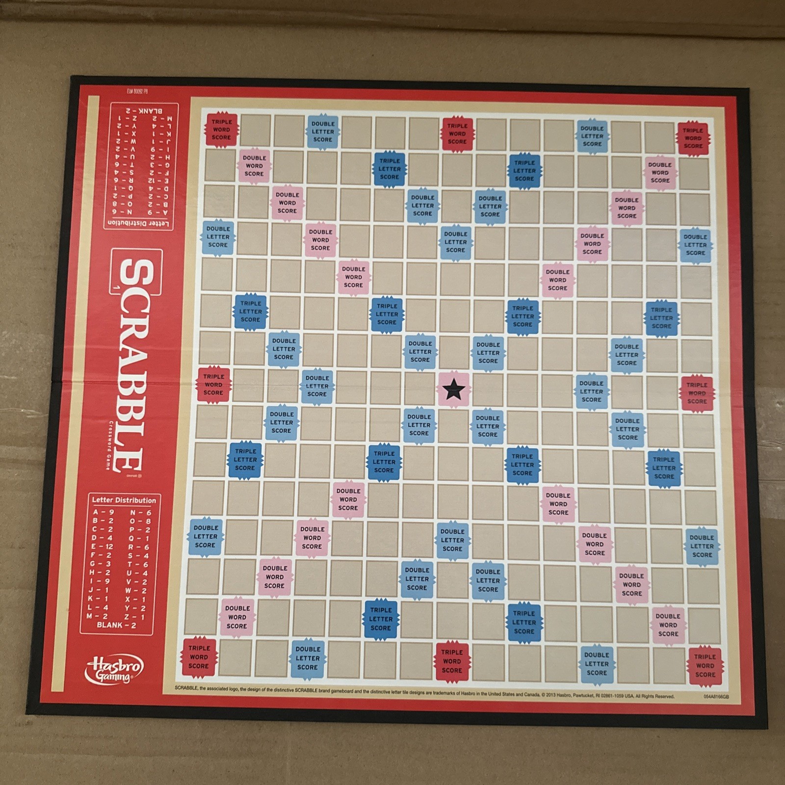 Hasbro Gaming Scrabble Crossword board game A8166 intact AND complete 100 TILES