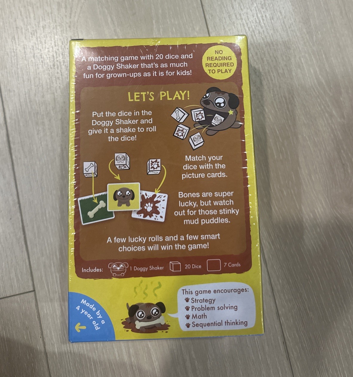 You Little Stinker Matching Dice Game Ages 4+ 2-5 Players w/ Doggy Shaker NEW