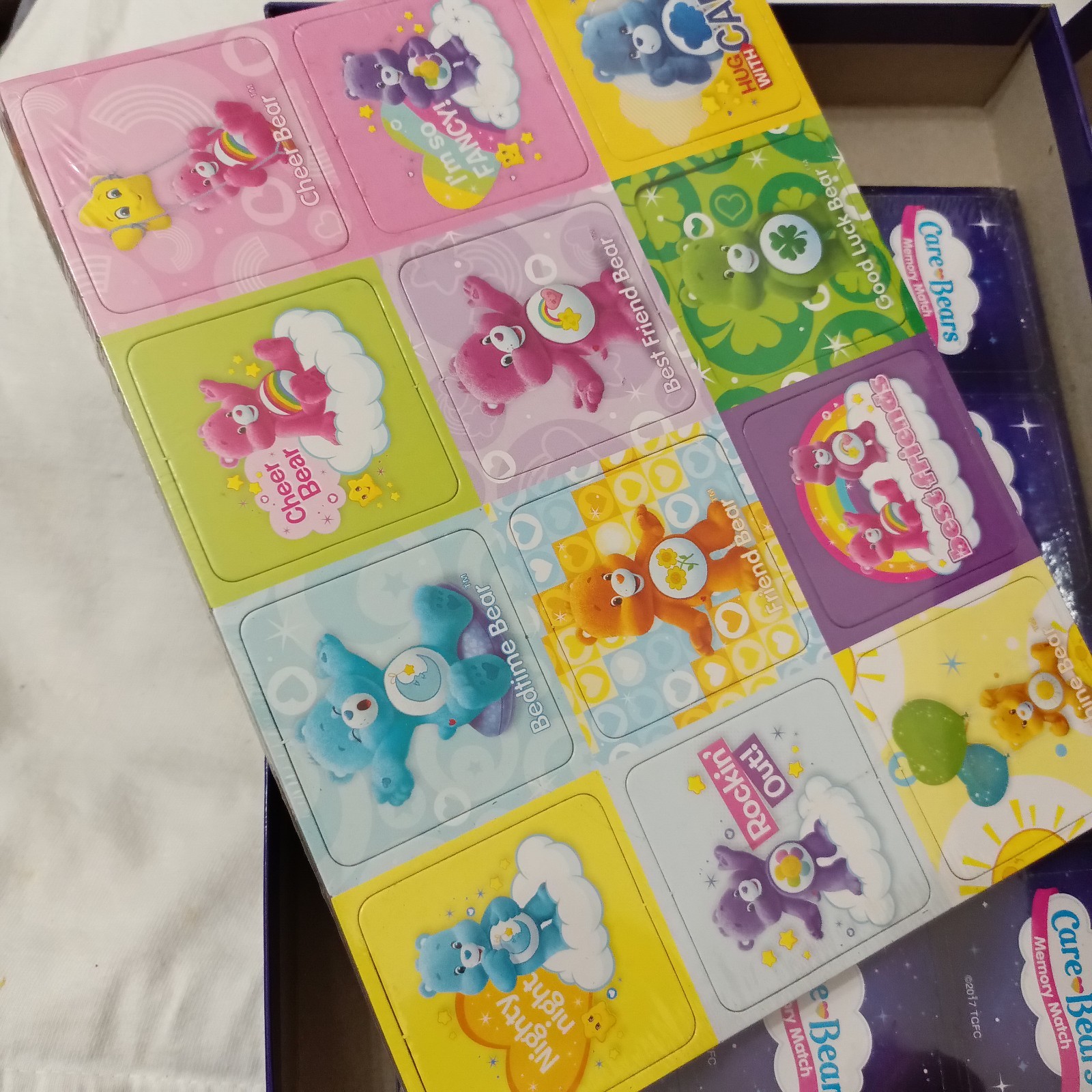 Care Bears Memory Match Game 72 Matching Card Educational Sealed Cards