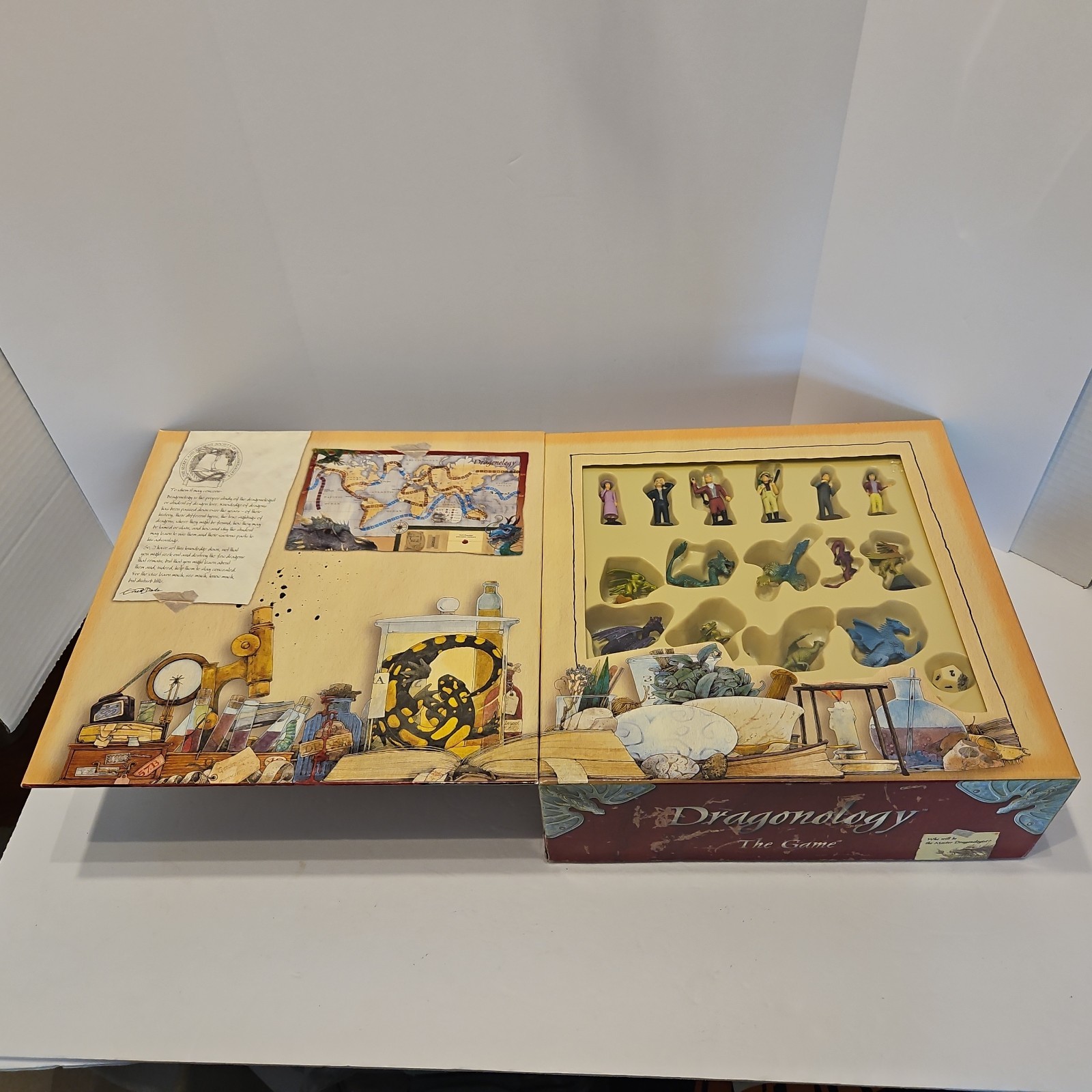 Vintage Dragonology The Game Sababa Toys Board Game 2003 NYTimes Best Sell Book