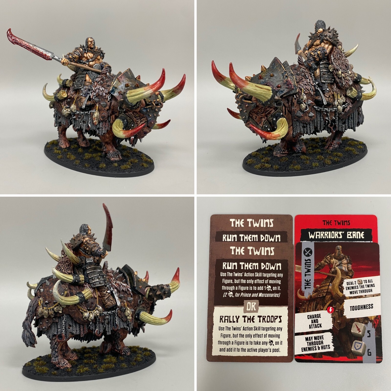 HATE MERCENARY THE TWINS PAINTED CHAOS RPG FANTASY THUNDER LORD OGRE