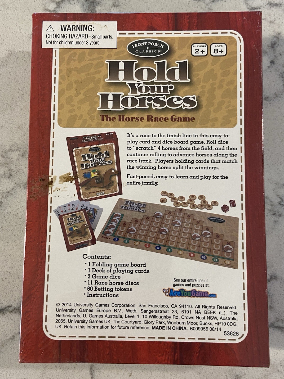 Hold Your Horses The Horse Race Game Front Porch Classics NIB Sealed