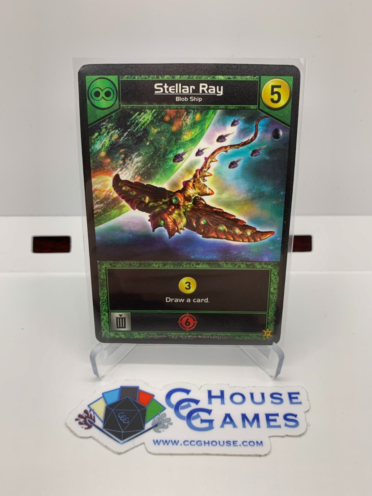 Star Realms Deckbuilding Game Promo Card Blob Ship – Stellar Ray *CCGHouse*