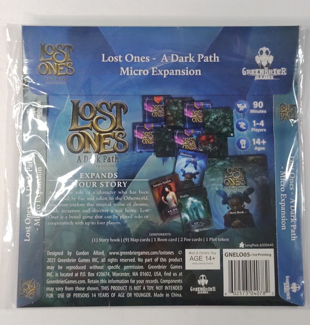 Greenbrier Lost Ones A Dark Path, Micro Expansion Board Game 1-4 Players