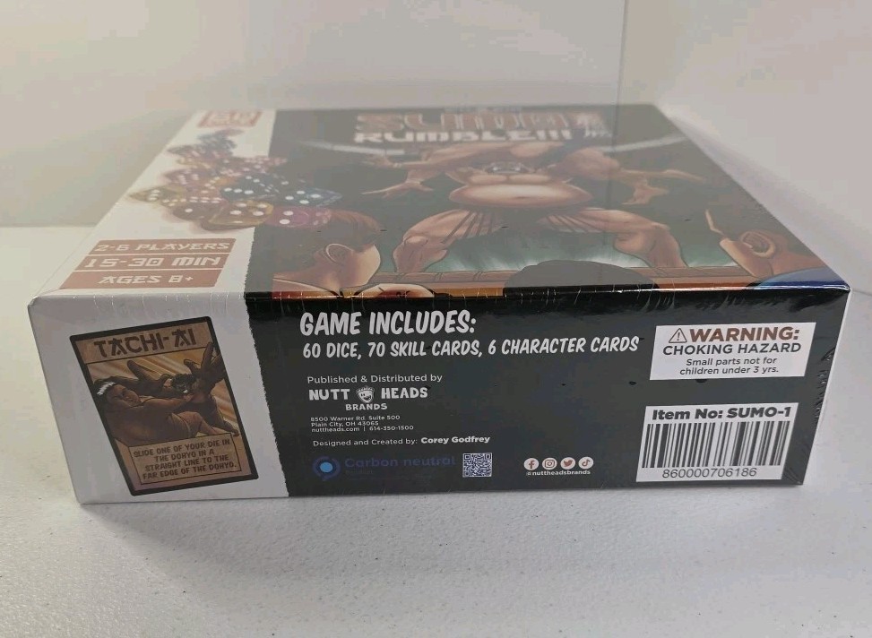 Nuttheads Brands Sumo Rumble!!! Fun and Exciting Party Game for 2 to 6 Players