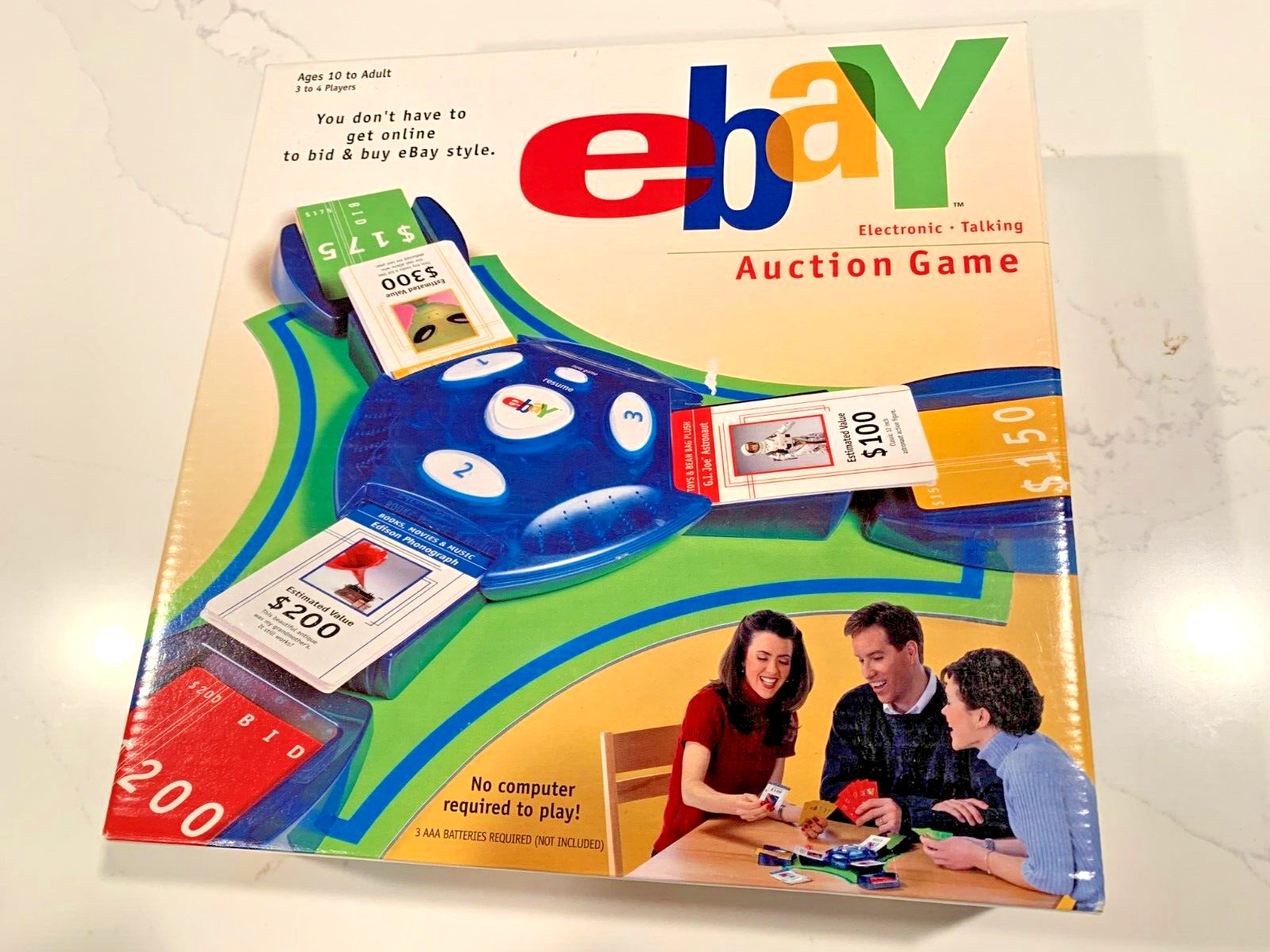 Hasbro Ebay Electronic Talking Auction Game NIB no computer needed