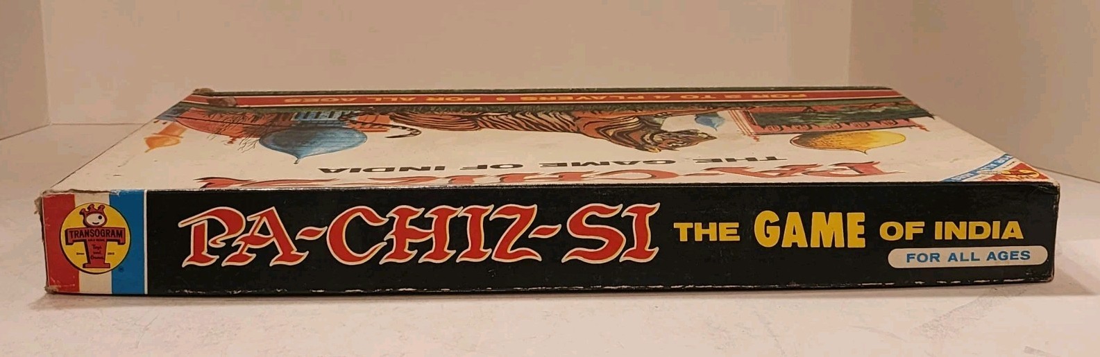 Vintage ” PA-CHIZ-SI” Board Game The Game of India Transogram Family Game
