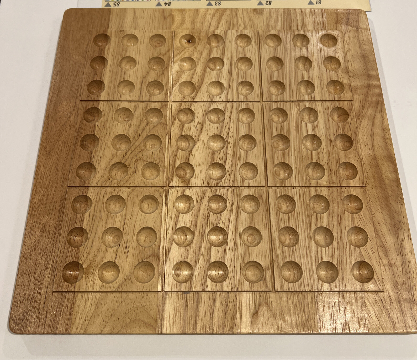 Colorku The Color Sudoku Puzzle – Replacement PARTS – Wooden Game Board