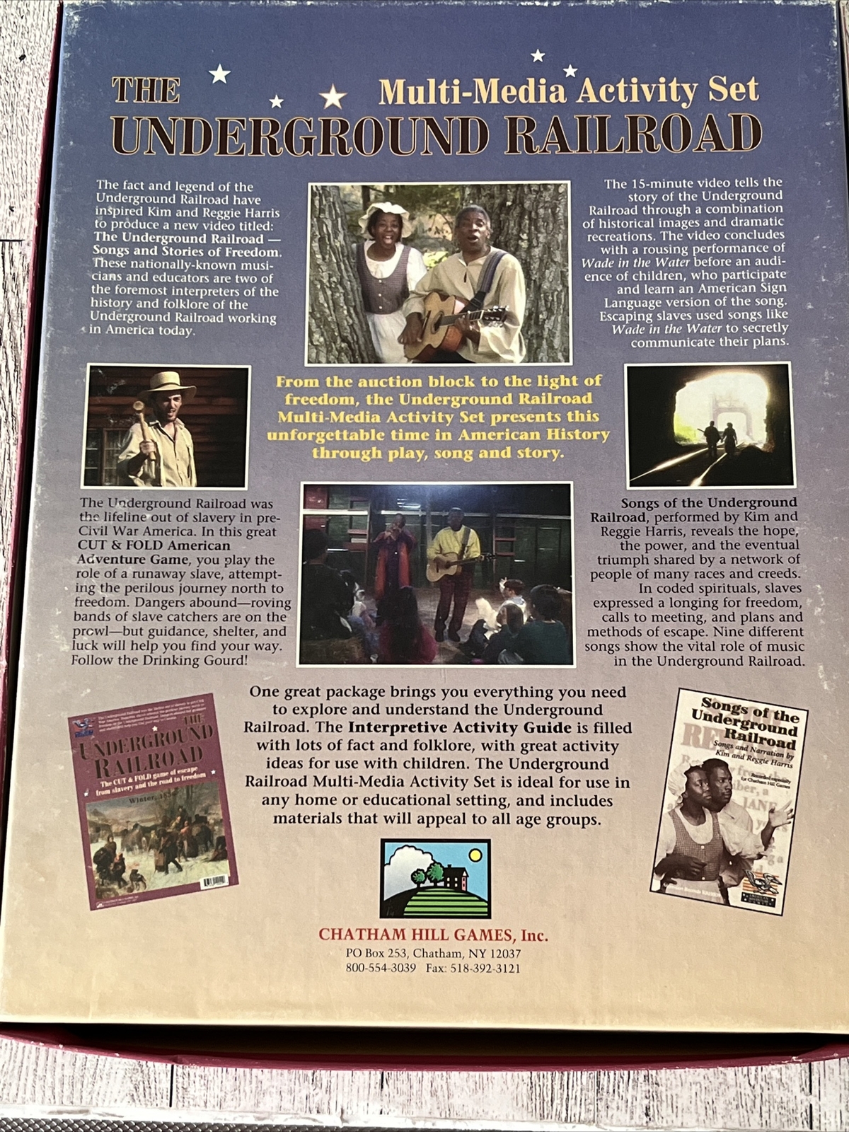 1993 The Underground Railroad Activity Multi-Media Set VHS History Studies K-8