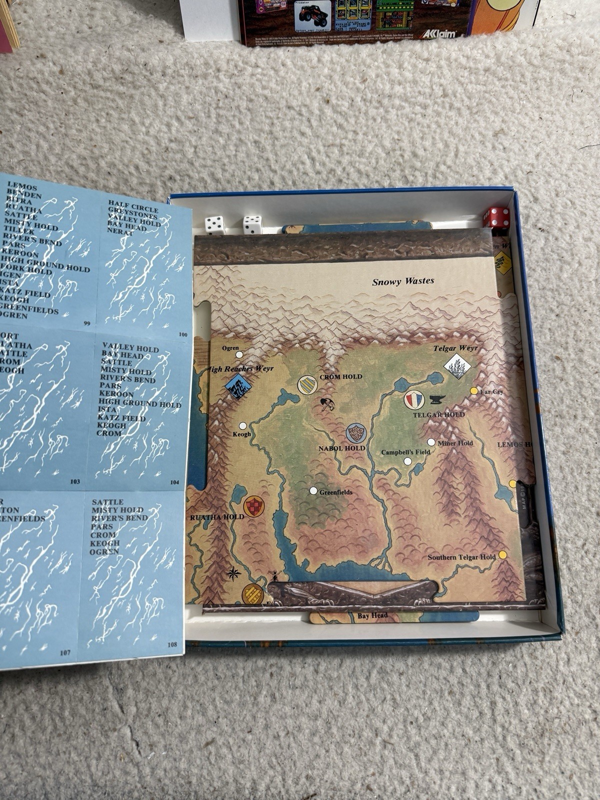 Dragonriders of Pern: Mayfair Boardgame Vintage Game New Old Stock Unpunched