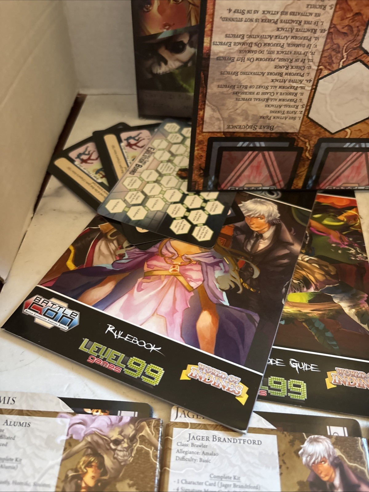 BATTLE CON Fate of the Indines Standalone Dueling Card Game Complete