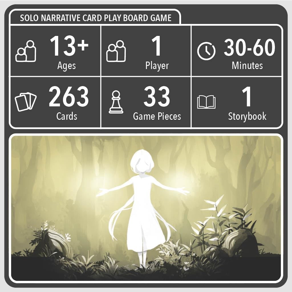 Storyfold: Wildwoods – Solo Narrative Adventure Board Game | 1 Player Board G…