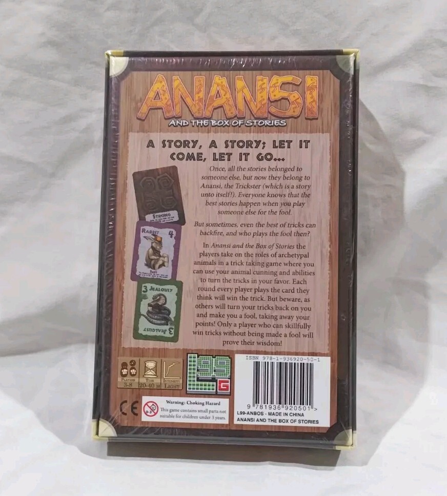 Anansi And The Box Of Stories Board Game #L99-ANBOS Level 99 Games New NIS