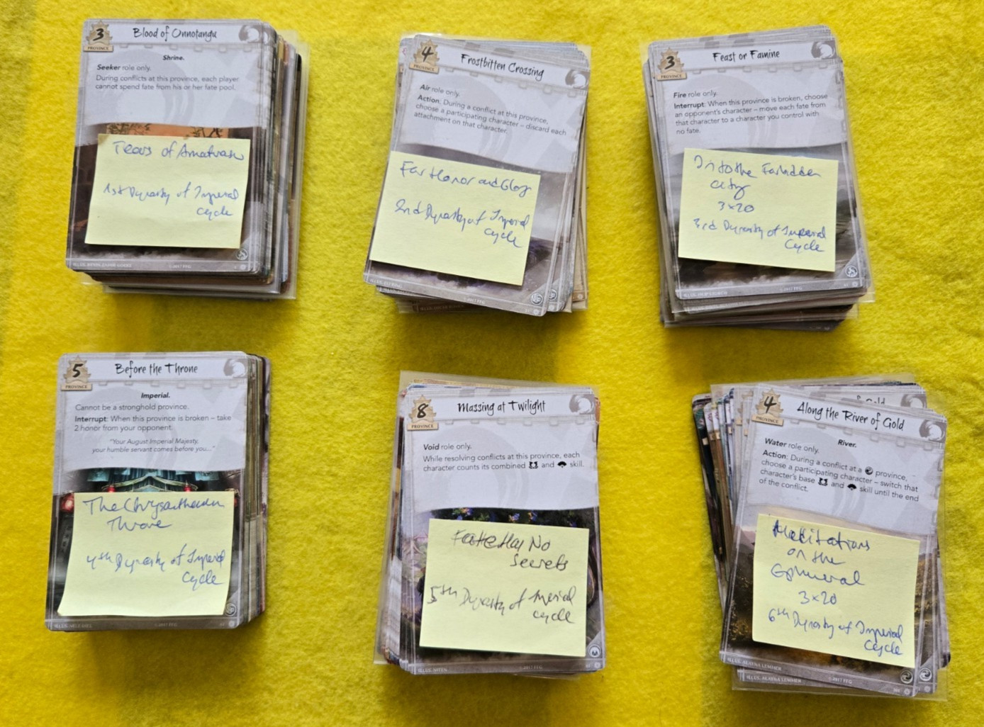 Legend of the Five Rings LCG Imperial Cycle Full Set. SHIPS FREE!!!
